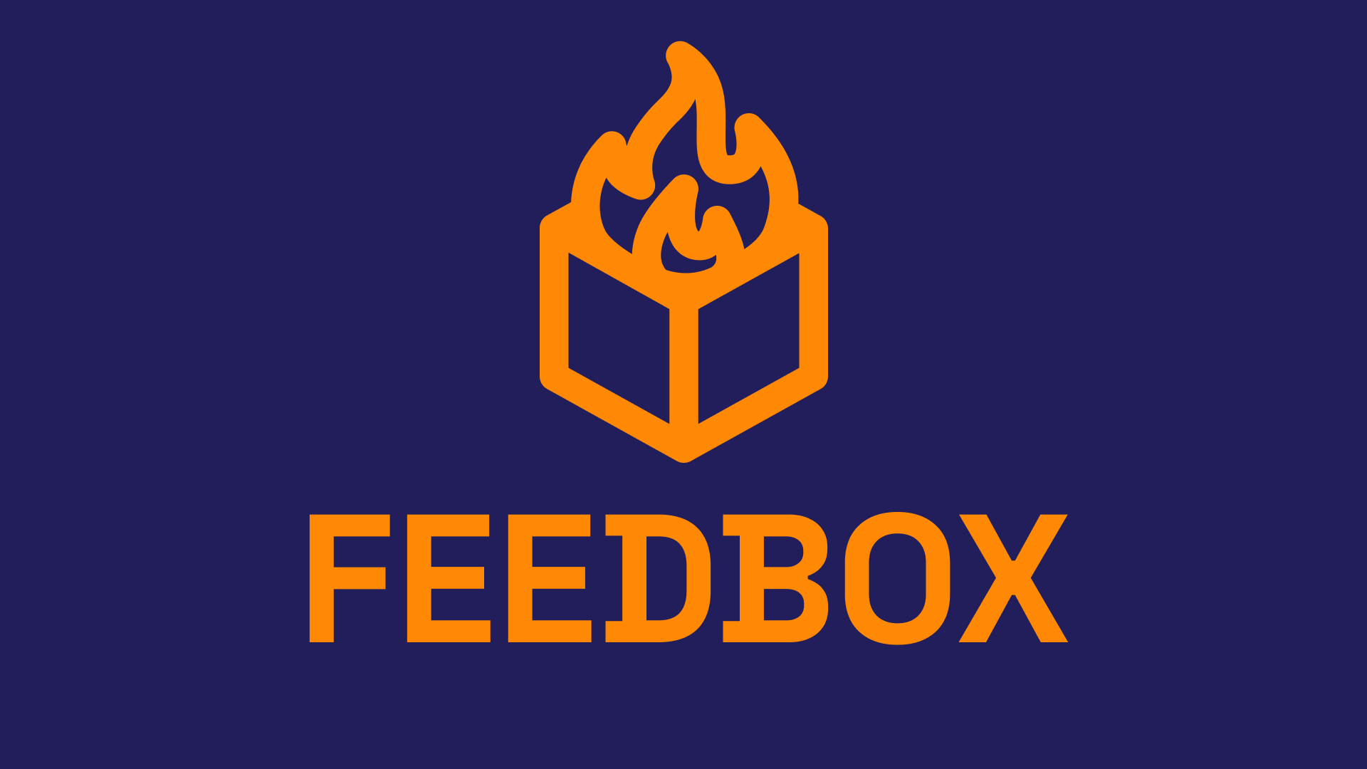 logo application réseaux sociaux création contenu artiste feedbox app